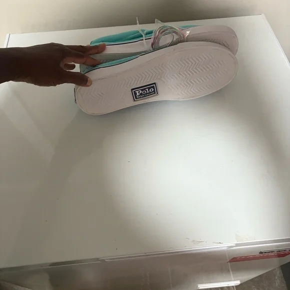 Polo Teal Sneakers with Tie-Dye Lining - Picture 8 of 8